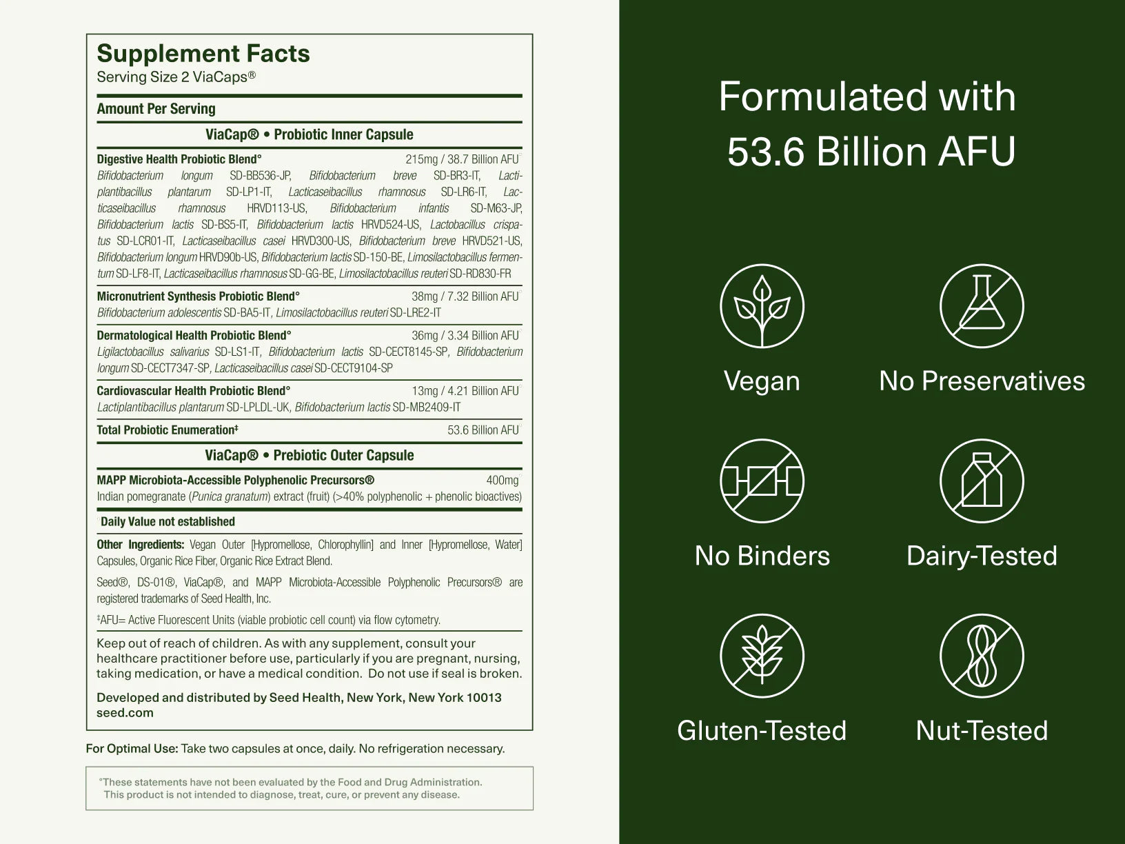 SEED DS-01 Daily Synbiotic